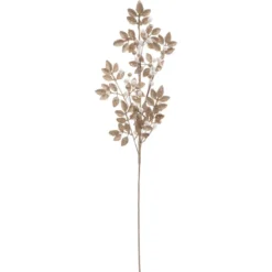 BRANCHE DORE BILLE BLANCHE 75CM
