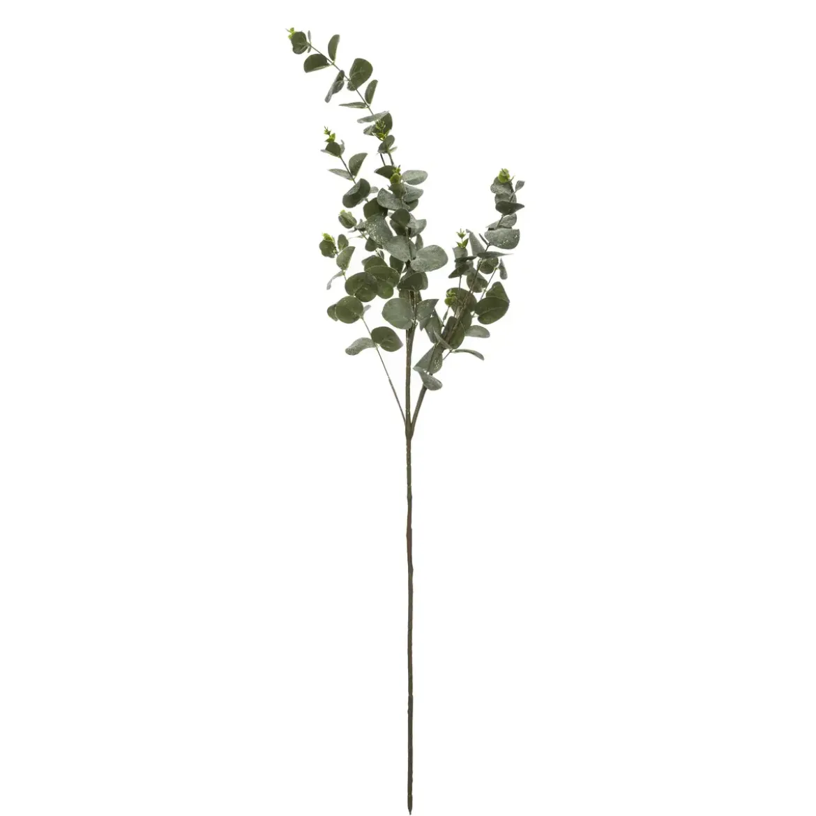 BRANCHE EUCALYPTUS PAILLETEE FLOQUEE 98CM
