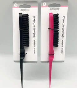 BROSSE PLATE PICOTS NYLON NOIR ROSE
