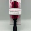 BROSSE PLATE PICOTS PERLES FUSCHIA NOIRE