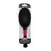 BROSSE PNEUMATIQUE OVALE PICOTS PERLES NOIR ROSE