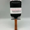 BROSSE PNEUMATIQUE RECTANGLE PICOTS PERLES MANCHE BOIS NOIR