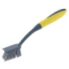 BROSSE RECTANG A VAISSELLE MANCHE ANTI GLISSE GRIS CURRY