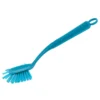 BROSSE RECTANGULAIRE A VAISSELLE AVEC GRATTOIR BLEU