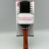 BROSSE TUNNEL PICOTS PERLES MANCHE BOIS VERNIS NOIR