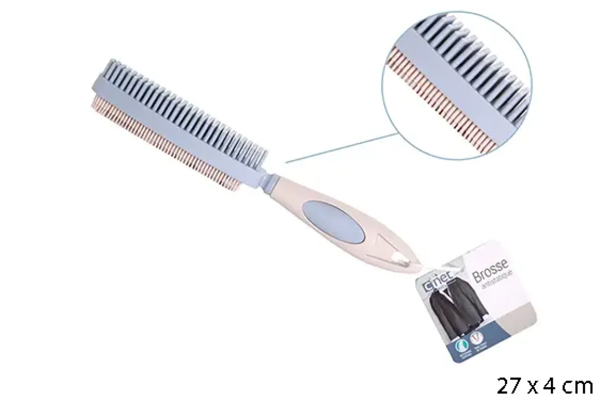 BROSSE VETEMENT RUBBER BICOLORE