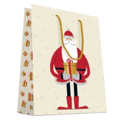 CABAS PERE NOEL CADEAU 32X14X40CM