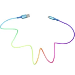 CABLE CHARGE 2A ET SYNCRO IPHONE ARC EN CIEL