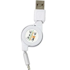 CABLE CHARGE ET SYNCHRONISATION IPHONE RETRACTABLE