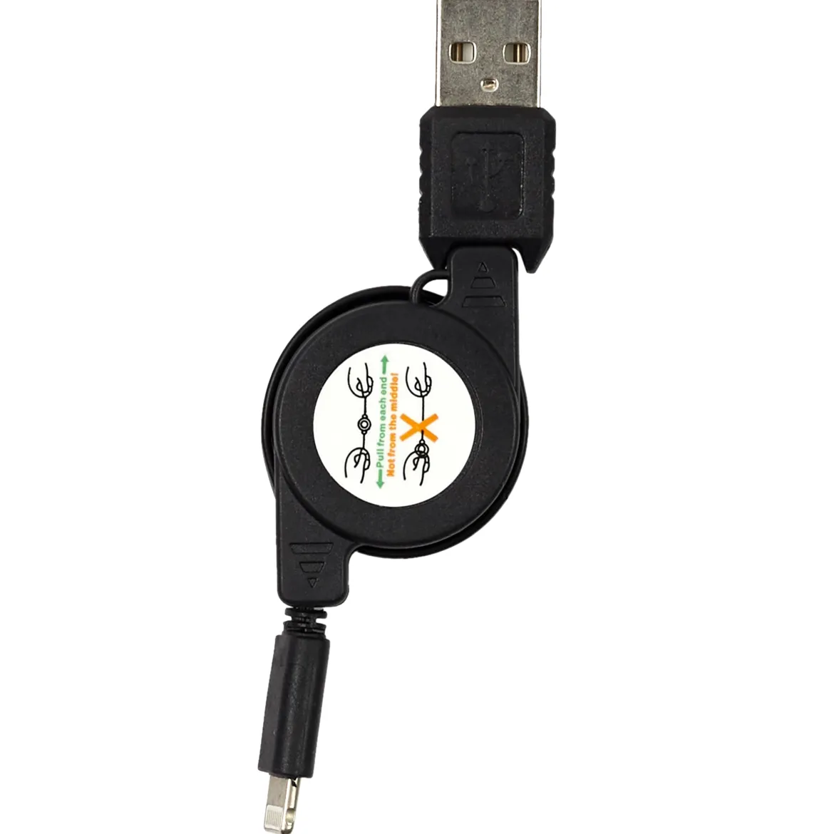 CABLE CHARGE ET SYNCHRONISATION IPHONE RETRACTABLE