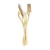 CABLE TRESSE 2 EN 1 MICRO USB TYPE C