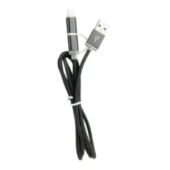 CABLE TRESSE 2 EN 1 MICRO USB TYPE C