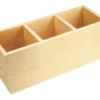 CAISSETTE BOIS 3 COMPARTIMENTS 24X9.5X9.5CM