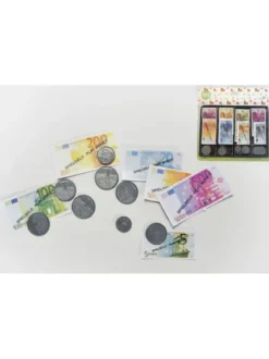 CAISSIER EURO AVEC BILLETS ET PIECES