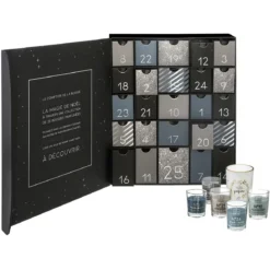 CALENDRIER DE L AVENT AVEC BOUGIES