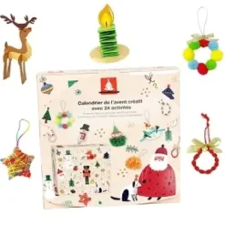 CALENDRIER DE L AVENT CREATIF X 24 CASES