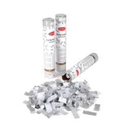 CANON A CONFETTIS ARGENT