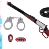CARABINE 50CM AVEC MASQUE MENOTTES BALLES ET BADGE