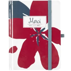 CARNET A6 AVEC ELASTIQUE 48 PAGES