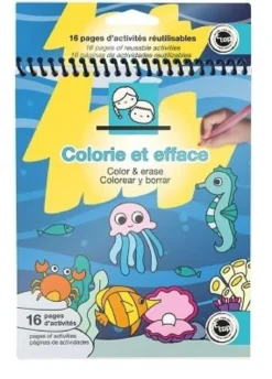 CARNET ACTIVITES REUTILISABLE SOUS LA MER X16 PAGES