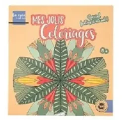 CARNET DE COLORIAGE MANDALAS POUR FEUTRES A ALCOOL 19X20CM