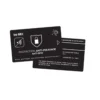 CARTE ANTI PIRATAGE RFID METALLIQUE