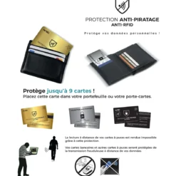 CARTE ANTI PIRATAGE RFID METALLIQUE