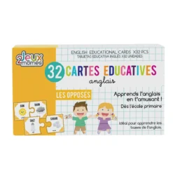 CARTE EDUCATIVE ANGLAIS