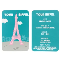 CARTE EDUCATIVE J APPRENDS LES MONUMENTS X30 PIECES