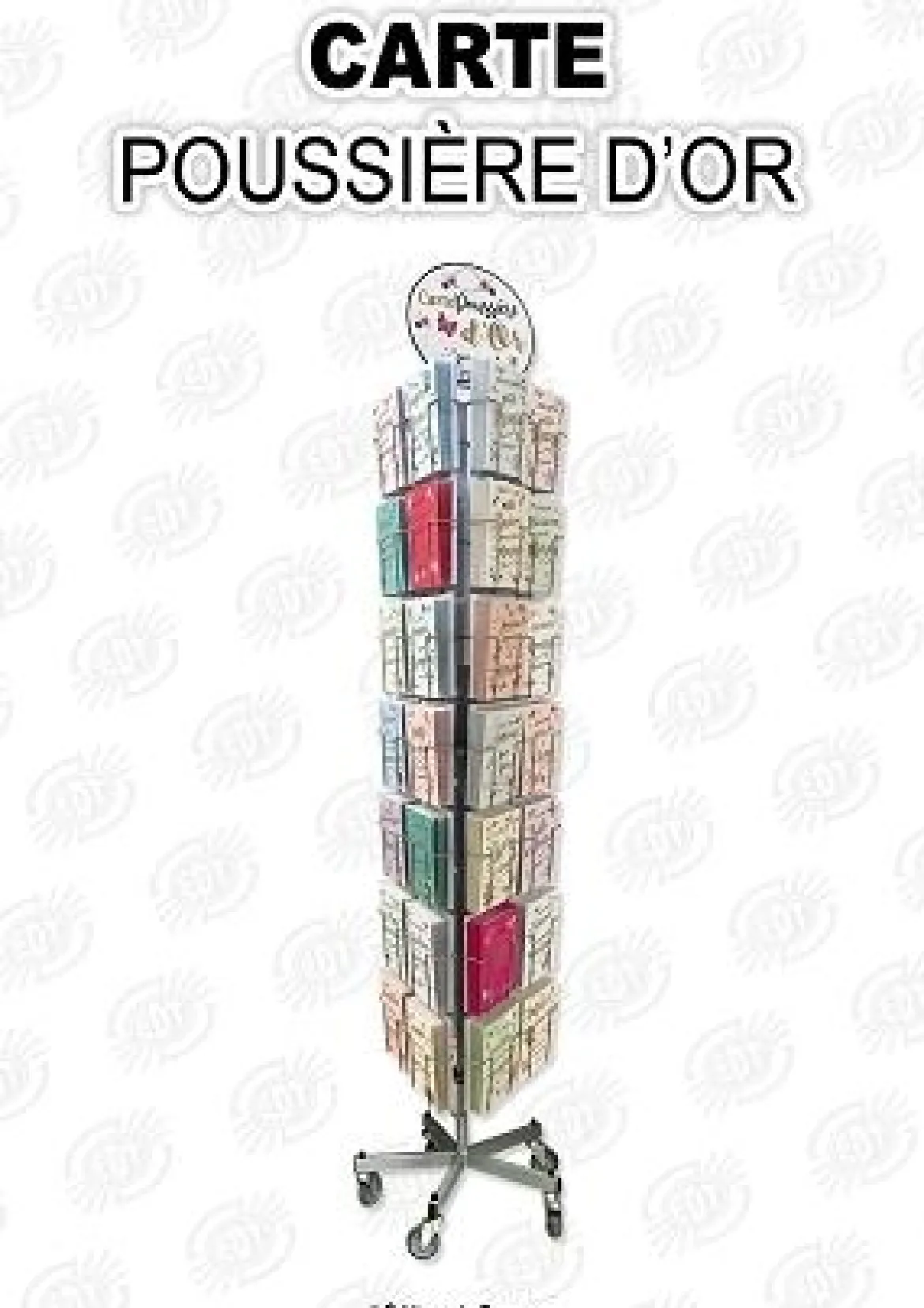 CARTE POUSSIERE D OR