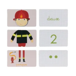 CARTES EDUCATIVES METIERS X27 PCS