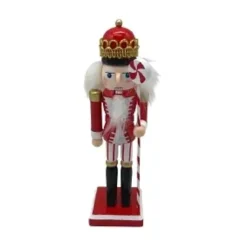 CASSE NOISETTES SUCRE ORGE ROUGE ET BLANC H.16CM