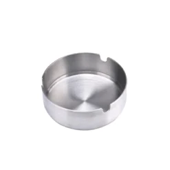 CENDRIER ACIER INOXYDABLE D.8CM