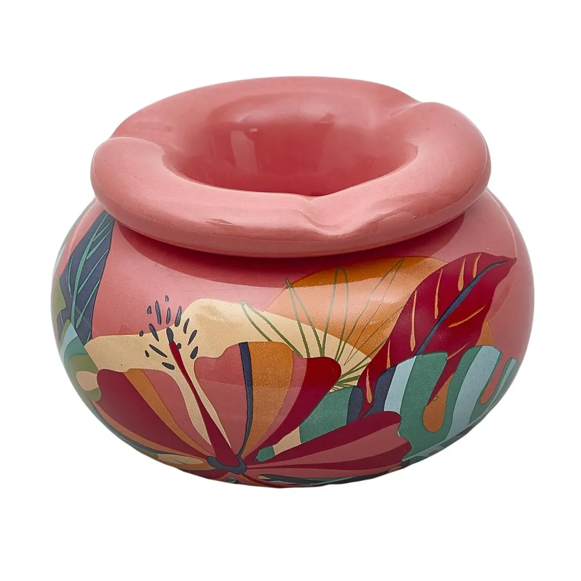 CENDRIER FLORAL D.10CM