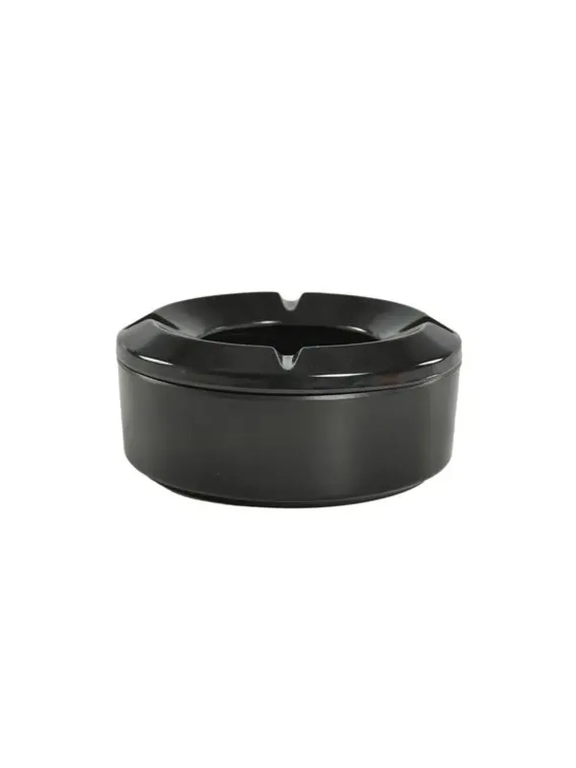 CENDRIER MELAMINE ROND SEMI FERME D.10CM