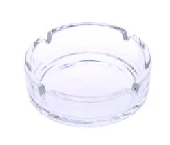 CENDRIER ROND VERRE D.10.5CM