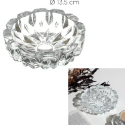 CENDRIER VERRE D.13.5CM
