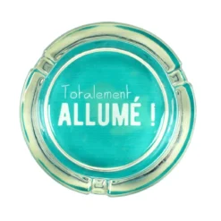 CENDRIER VERRE PHOSPHORESCENT