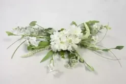 CENTRE DE TABLE ALLONGE FLEURS CHAMPETRE