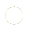 CERCLE METAL DORE AVEC ANNEAU DE SUSPENSION. DIAM. 25CM