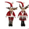 CERF DEBOUT 17X1X61CM FILLE ET GARCON ROUGE