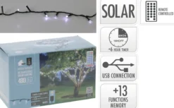 CHAINE SOLAIRE 480 LED BLANC