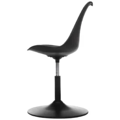 CHAISE DINER AJUSTABLE NOIR AIKO