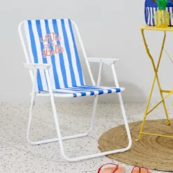 CHAISE PLIANTE DOLCE VITA BLEU