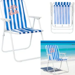 CHAISE PLIANTE DOLCE VITA BLEU