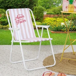 CHAISE PLIANTE DOLCE VITA ROSE