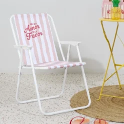 CHAISE PLIANTE DOLCE VITA ROSE
