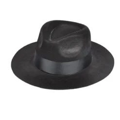 CHAPEAU GANGSTER NOIR