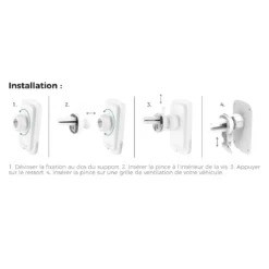 CHARGEUR INDUCTION POUR VOITURE AIMANTE 10W