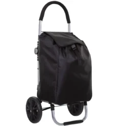 CHARIOT PLIANT 2 ROUES ALUMINIUM NOIR